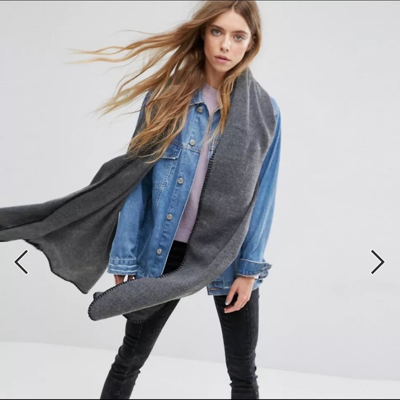 ASOS long woven blanket stitch scarf - Picture 2 of 4